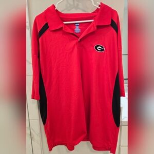NCAA Georgia Bulldogs Mens Pomo Red Black Like New Size XXL
